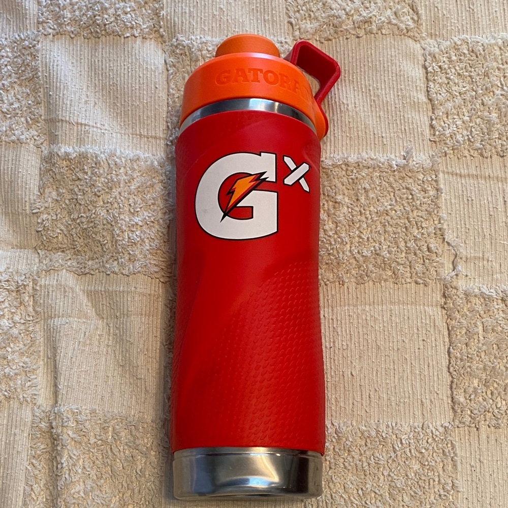 Gatorade Red and Orange Sports Bottle